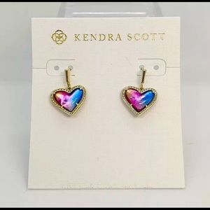 Kendra Scott Ari Watercolor Illusion earrings NWOT